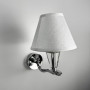 Зображення Бра з білим абажуром та прозорим кришталем ИМ Light-Deco 6 