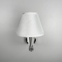 Зображення Бра з білим абажуром та прозорим кришталем ИМ Light-Deco 