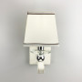 Зображення Бра з класичним тканинним абажуром та екошкірою ИМ Light-Deco 4 