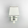 Зображення Бра з класичним тканинним абажуром та екошкірою ИМ Light-Deco 