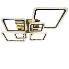 Люстра стельова світлодіодна Light House SL-18183/2+2+2 FG 159W DIMMER 3000-6000 H140*L1000*W680, колір золото