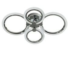 Люстра стельова світлодіодна Light House SL-19659/2+2 CR 80W H110*L620*W400, колір хром