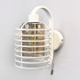 Зображення Бра в стилі Лофт у білому корпусі з янтарним плафоном ИМ Light-Deco 2 