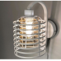 Зображення Бра в стилі Лофт у білому корпусі з янтарним плафоном ИМ Light-Deco 1 