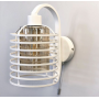 Зображення Бра в стилі Лофт у білому корпусі з янтарним плафоном ИМ Light-Deco 