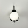 Зображення Бра з білим матовим плафоном в чорному корпусі 40х16 см ИМ Light-Deco 6 