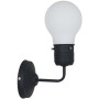 Зображення Світильник настінний Бра Light House SRS-20023/1W чорний, плафон білий  ИМ Light-Deco 1 