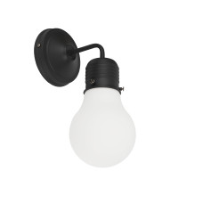 Світильник настінний Бра Light House SRS-20023/1W чорний, плафон білий 