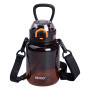 Изображение Бутылка для воды Light House "HOLIO" LG-30191 BK 700 мл с мундштуком, ремешком и ручкой черная ИМ Light-Deco 