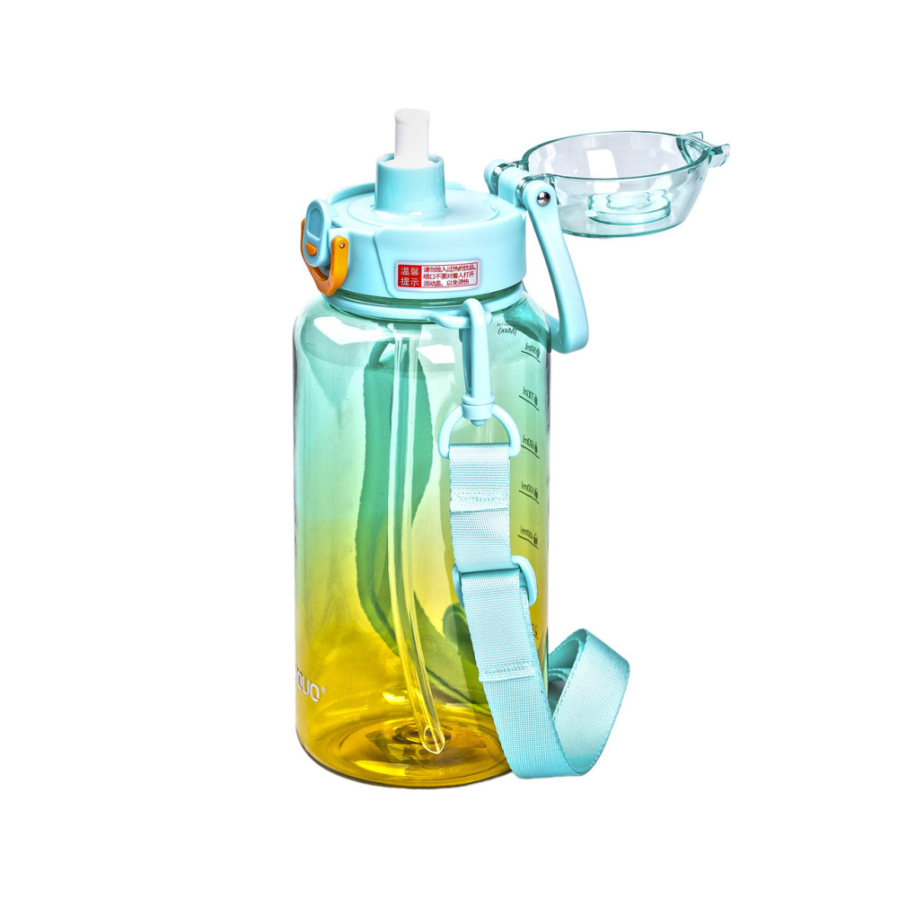 Изображение Бутылка для воды Light House "HOLIO" LG-30176 BL 1 л с мундштуком и ремешком голубой ИМ Light-Deco 2 