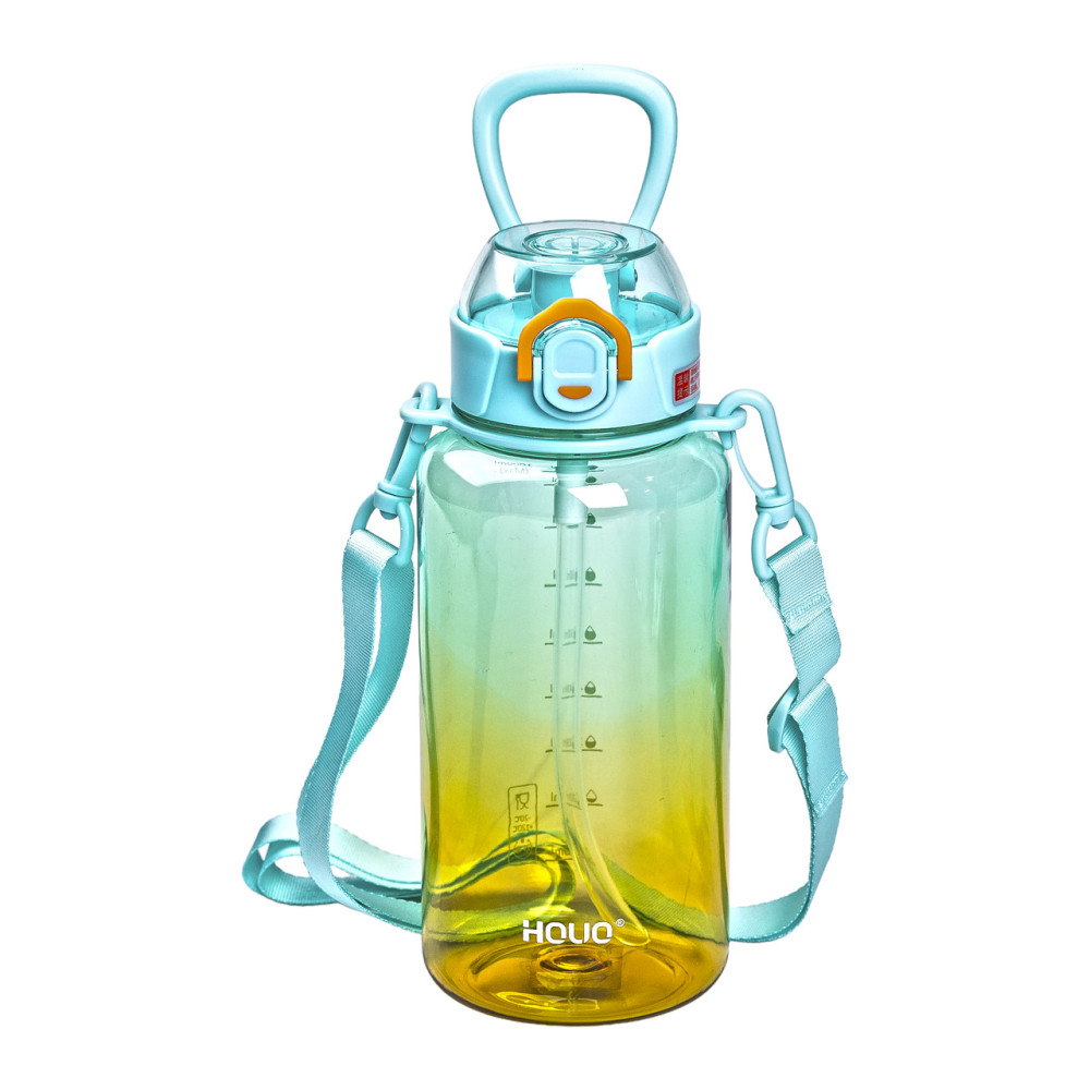 Изображение Бутылка для воды Light House "HOLIO" LG-30176 BL 1 л с мундштуком и ремешком голубой ИМ Light-Deco 3 