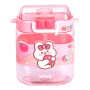 Изображение Бутылка для воды детская Light House "Dodo Penguin" LG-30190 PK 560 мл с мундштуком, ремешком синяя розовая ИМ Light-Deco 1 