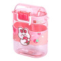 Изображение Бутылка для воды детская Light House "Dodo Penguin" LG-30190 PK 560 мл с мундштуком, ремешком синяя розовая ИМ Light-Deco 3 