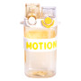 Изображение Бутылка для воды Light House "MOTION" LG-30192 YL 550 мл с мундштуком, трубкой, ремешком и двойным открыванием желтая ИМ Light-Deco 1 