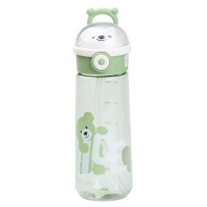 Бутылка для воды детская Light House "Nice" LG-30182 GN 620 мл с мундштуком зеленая