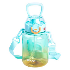 Бутылка для воды Light House "HOLIO" LG-30191 MNT 700 мл с мундштуком, ремешком и ручкой мятный
