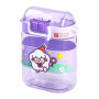 Изображение Бутылка для воды детская Light House "Dodo Penguin" LG-30190 VIO 560 мл с мундштуком, ремешком фиолетовая ИМ Light-Deco 3 