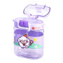 Изображение Бутылка для воды детская Light House "Dodo Penguin" LG-30190 VIO 560 мл с мундштуком, ремешком фиолетовая ИМ Light-Deco 4 