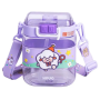 Изображение Бутылка для воды детская Light House "Dodo Penguin" LG-30190 VIO 560 мл с мундштуком, ремешком фиолетовая ИМ Light-Deco 