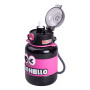 Изображение Бутылка для воды детская Light House "HELLO-HELLO" LG-30189 BK 680 мл с мундштуком, ремешком и ручкой черная ИМ Light-Deco 2 
