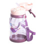 Изображение Бутылка для воды детская Light House LG-30185 PK 550 мл с мундштуком и ремешком розовая ИМ Light-Deco 1 