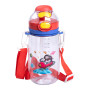 Изображение Бутылка для воды детская Light House LG-30186 RD 550 мл с мундштуком и ремешком красная ИМ Light-Deco 