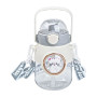 Изображение Бутылка для воды детская Light House LG-30193 GR 820 мл с мундштуком, ремешком и ручкой серая ИМ Light-Deco 