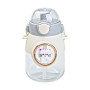 Изображение Бутылка для воды детская Light House LG-30193 GR 820 мл с мундштуком, ремешком и ручкой серая ИМ Light-Deco 4 
