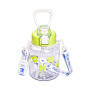 Изображение Бутылка для воды детская Light House "Gucgres" LG-30183 GN 650 мл с мундштуком и ремешком зеленая ИМ Light-Deco 