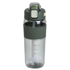 Бутылка для воды Light House "Sports" LG-30178 GN 600 мл с мундштуком и ручкой зеленая