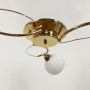 Изображение Золота люстра на 3 білих плафони ИМ Light-Deco 2 