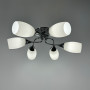 Зображення Срібна стельова люстра із білими плафонами ИМ Light-Deco 4 