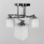 Зображення Люстра стельова Light House LNF-17531/3B CH хром з білим матовим плафоном ИМ Light-Deco 1 