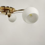 Изображение Золота люстра на 3 білих плафони ИМ Light-Deco 1 