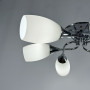 Зображення Срібна стельова люстра із білими плафонами ИМ Light-Deco 5 