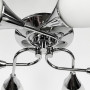 Зображення Срібна стельова люстра із білими плафонами ИМ Light-Deco 2 