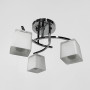 Зображення Люстра стельова Light House LNF-17531/3B CH хром з білим матовим плафоном ИМ Light-Deco 