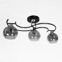 Зображення Люстра стельова Light House LNF-17483/3 BK чорна, плафон графітовий  ИМ Light-Deco 4 
