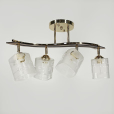 Люстра стельова Light House LNF-17476/4 FGD золото з поворотним плафоном