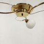 Изображение Золота люстра на 3 білих плафони ИМ Light-Deco 3 