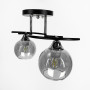 Зображення Люстра стельова Light House LNF-17483/2 BK чорна, плафон графітовий  ИМ Light-Deco 2 