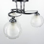Изображение Люстра потолочная Light House LNF-17523/3С BK черная с двойным плафоном ИМ Light-Deco 1 
