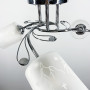 Зображення Люстра на 3 плафони з узорами в хромованому корпусі ИМ Light-Deco 1 