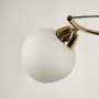 Изображение Золота люстра на 2 білих плафони ИМ Light-Deco 3 