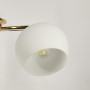 Изображение Золота люстра на 2 білих плафони ИМ Light-Deco 1 