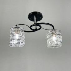 Люстра стельова Light House LNF-17504/2С BK чорна
