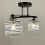 Зображення Люстра стельова Light House LNF-17504/2С BK чорна ИМ Light-Deco 2 