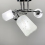 Зображення Люстра на 3 плафони з узорами в хромованому корпусі ИМ Light-Deco 