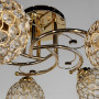 Зображення Золота люстра на 5 плафонів з камінням Ø46х25 см ИМ Light-Deco 4 