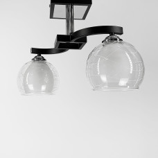 Люстра стельова Light House LNF-17410/2 чорний